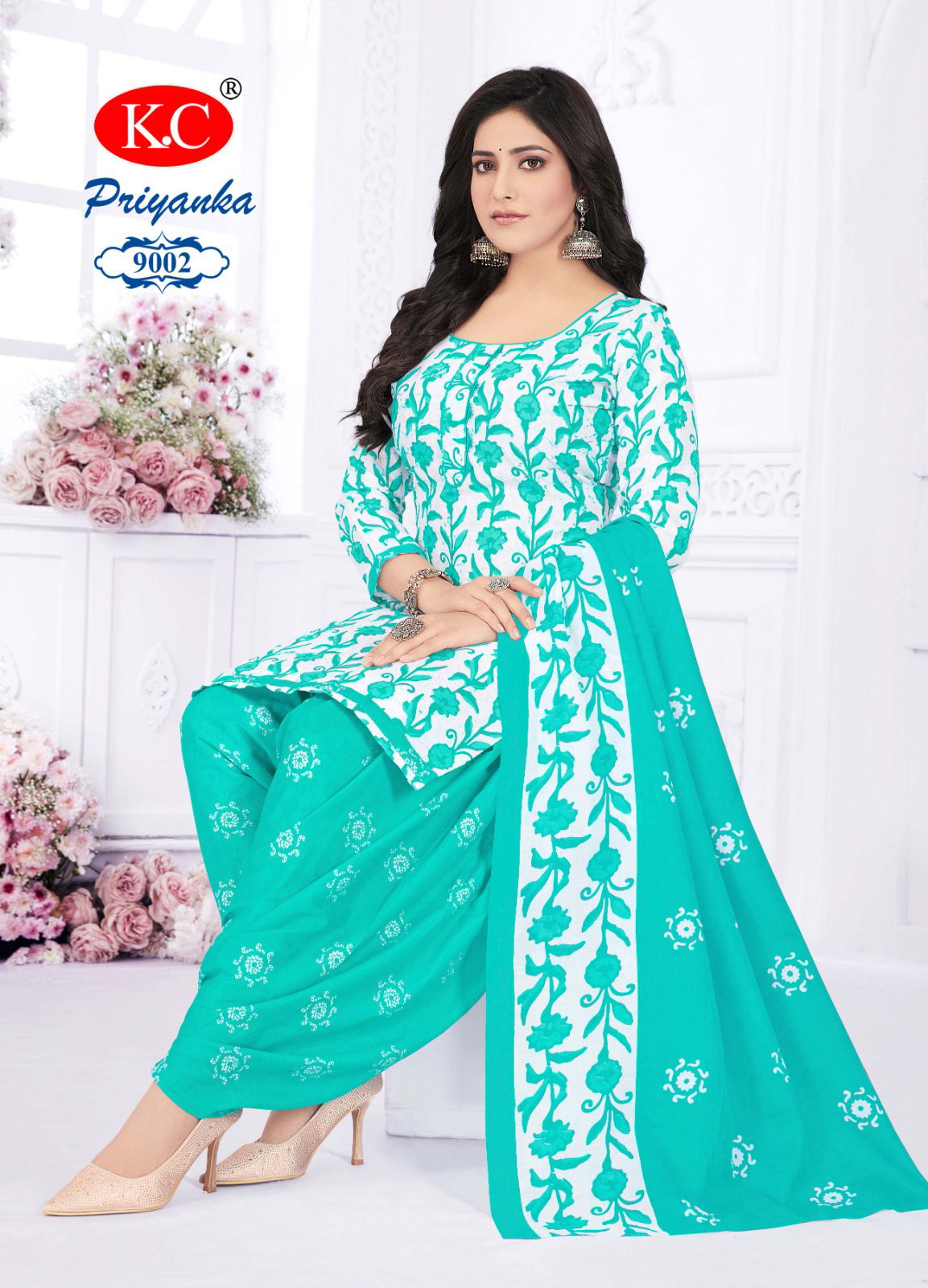 Priyanka Vol 9 By Kc Cotton Printed Readymade Dress Wholesale Shop In Surat
